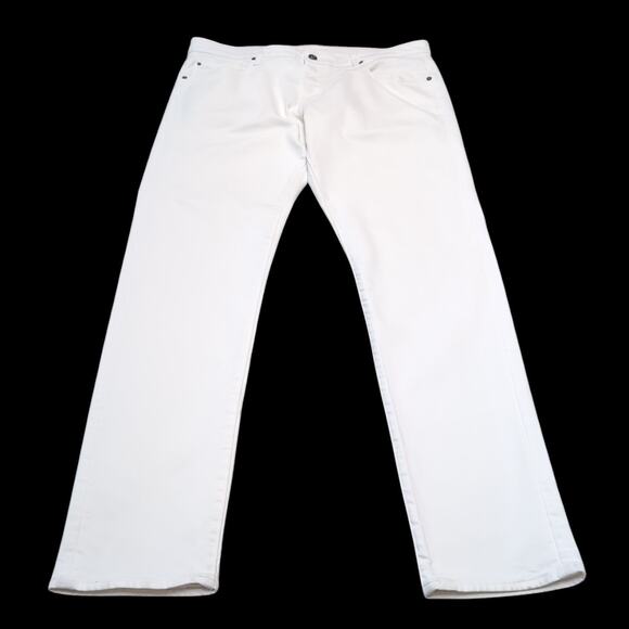 G-Star Raw 3301 ELTO Jeans Men's 38x36 Measure 39X34 White Denim Slim Fit - Picture 1 of 16